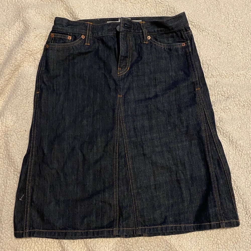 Gap jean skirt
